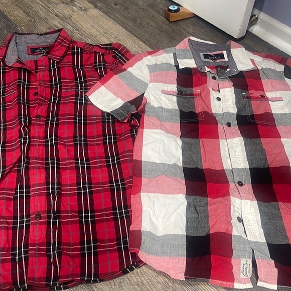 2 buffalo David bitton shirts - Picture 1 of 12